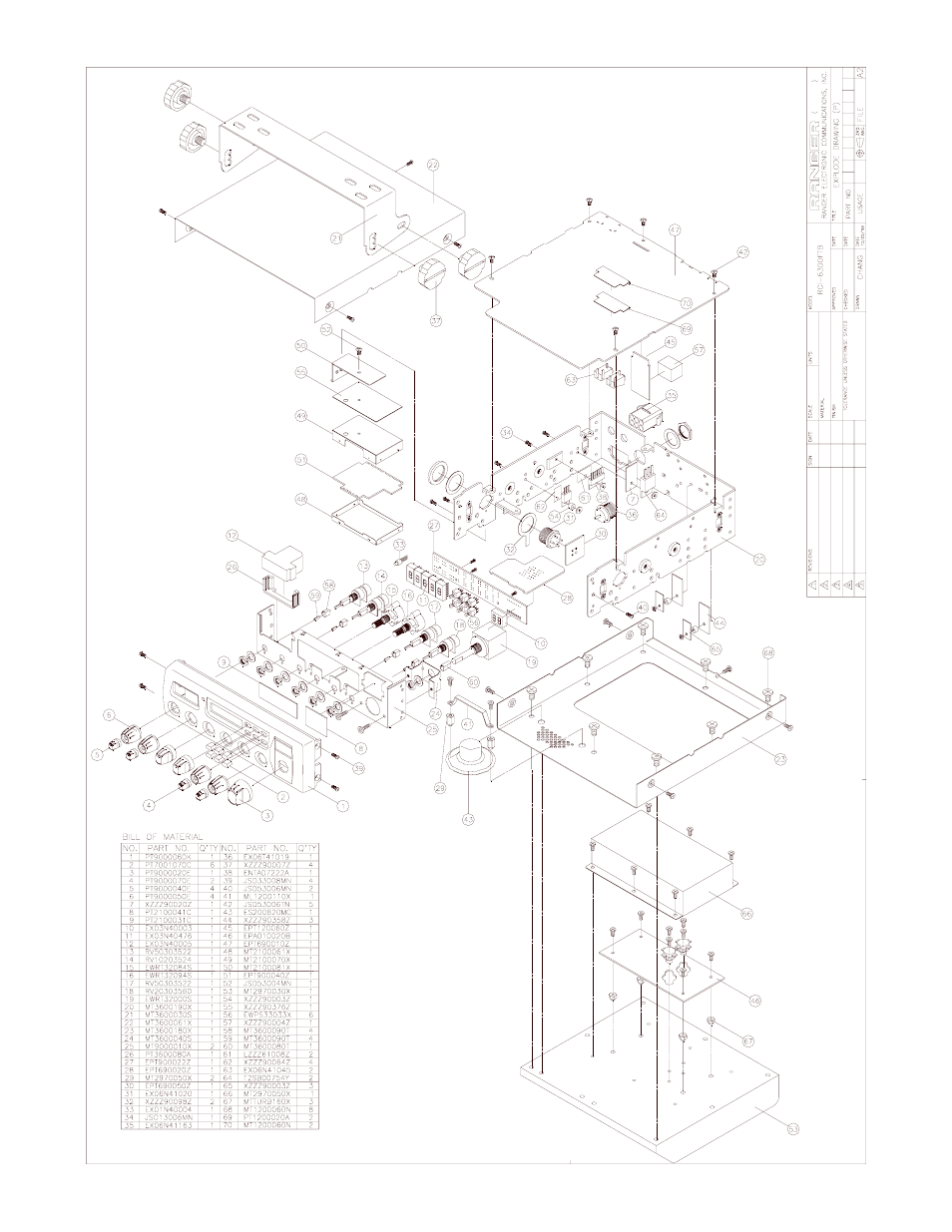 Ranger RCI-6300F TB User Manual | Page 44 / 45