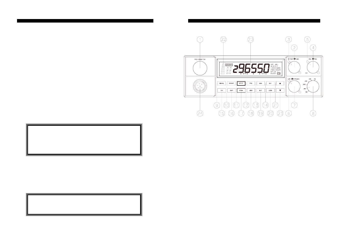 Chapter 3 installation, Chapter 4 operation | Ranger RCI-2950DX User Manual | Page 3 / 11
