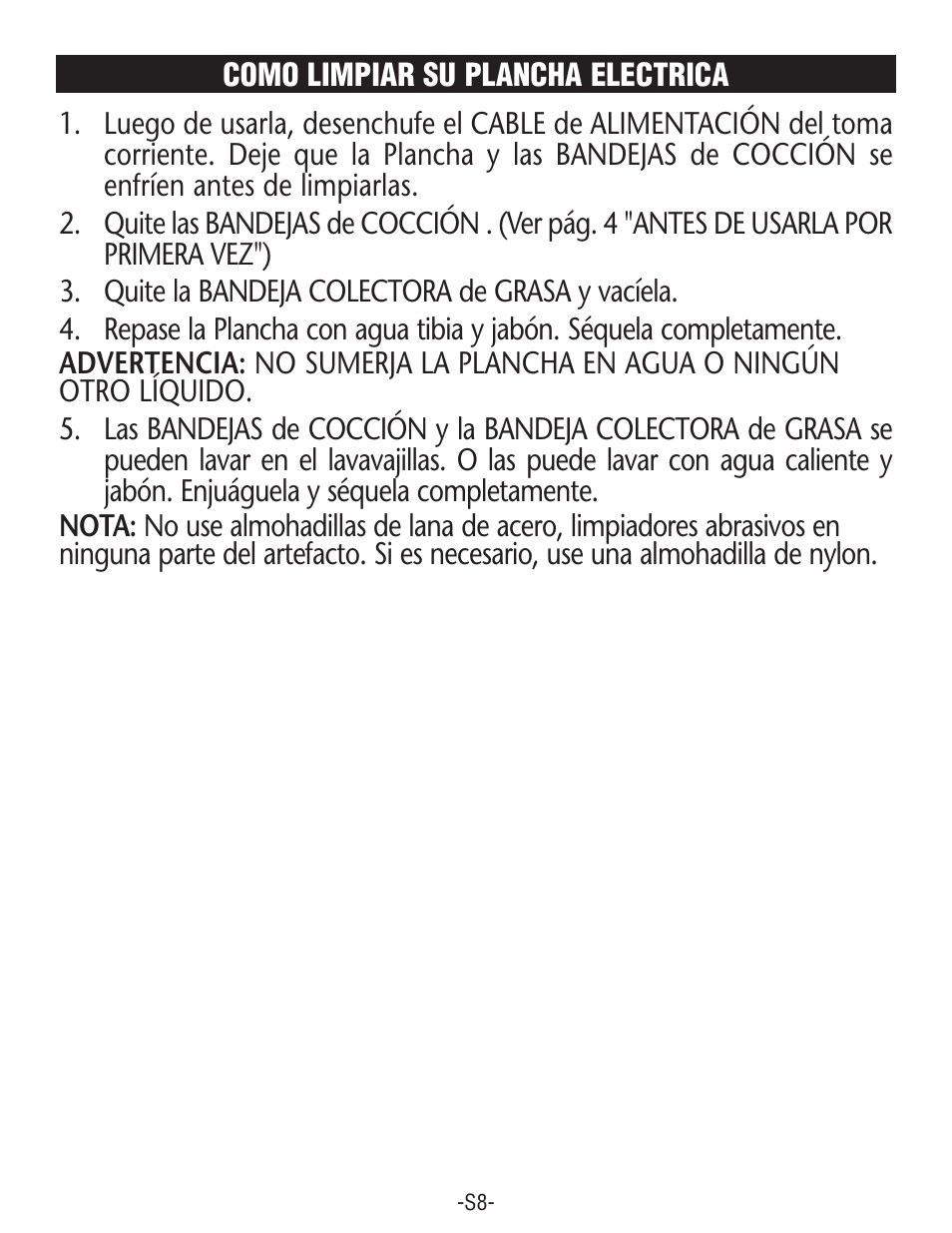Rival GRF405 User Manual | Page 18 / 20