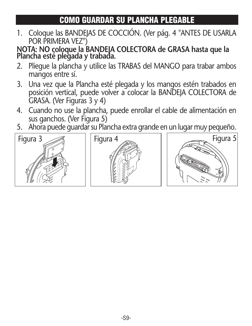 Figura 3 figura 4 figura 5 | Rival GRF405 User Manual | Page 19 / 20