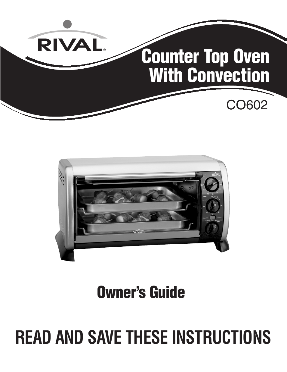 Rival CO602 User Manual | 24 pages