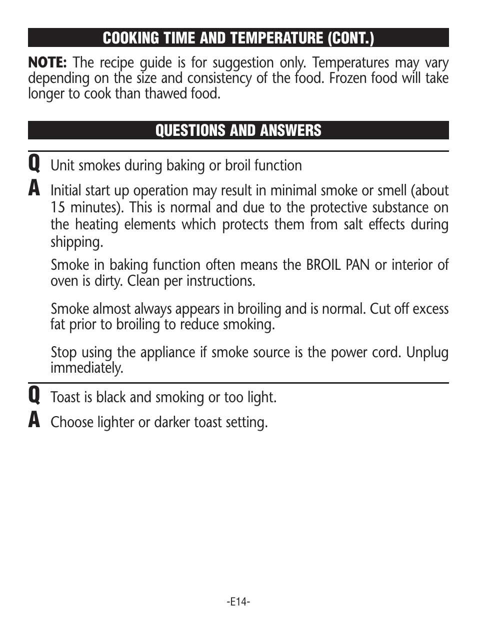 Rival CO602 User Manual | Page 14 / 24