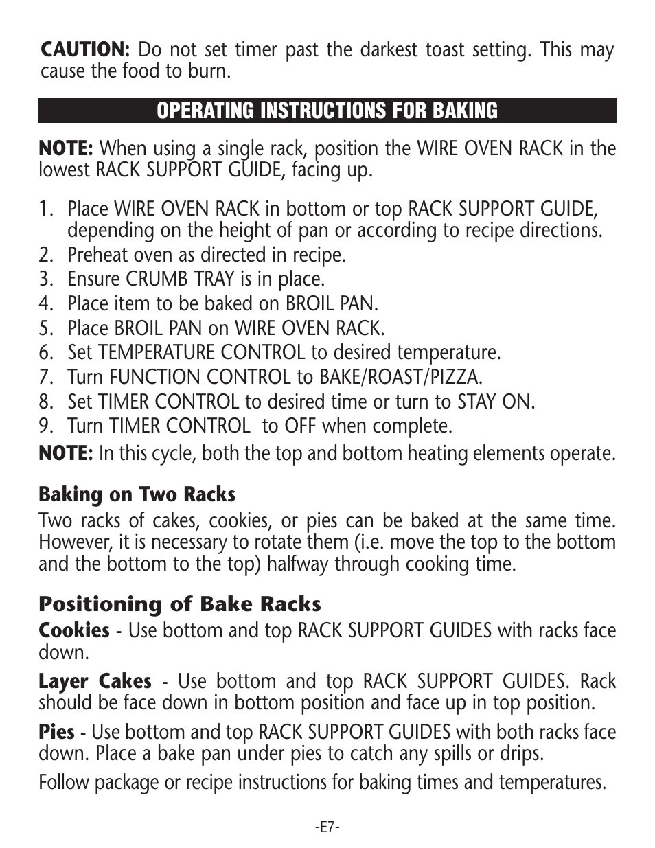 Rival CO602 User Manual | Page 7 / 24