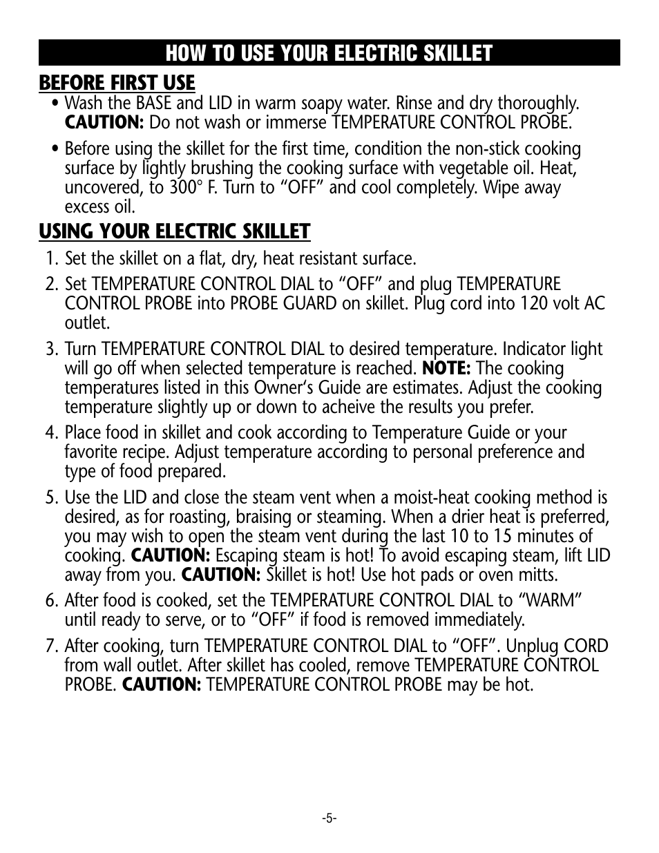 Rival S12P User Manual | Page 5 / 14