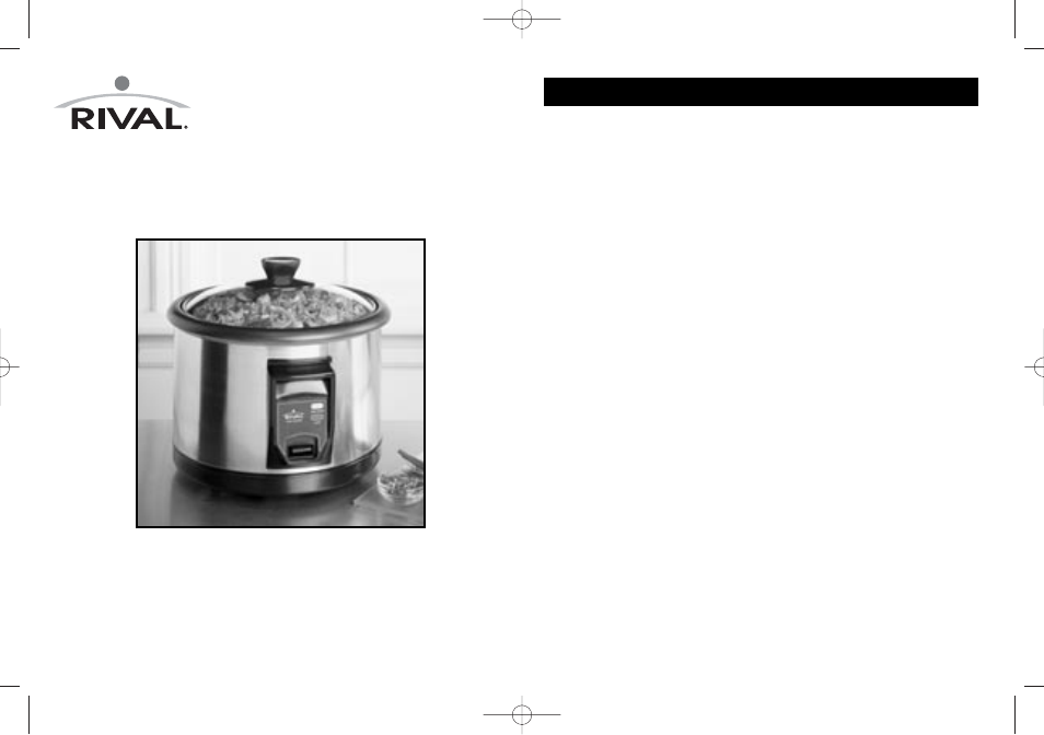 Rival RCS200 User Manual | 6 pages