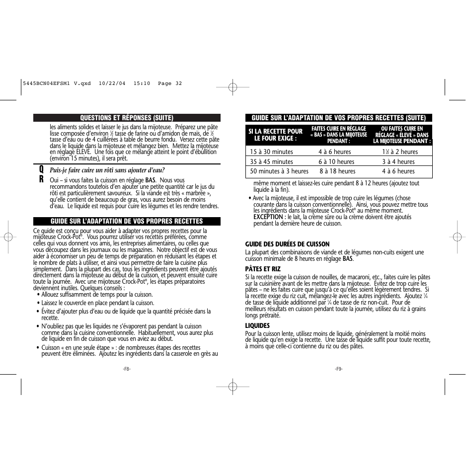 Rival 5445 BCN User Manual | Page 17 / 37