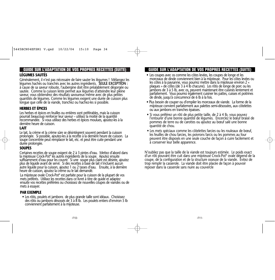 Rival 5445 BCN User Manual | Page 18 / 37