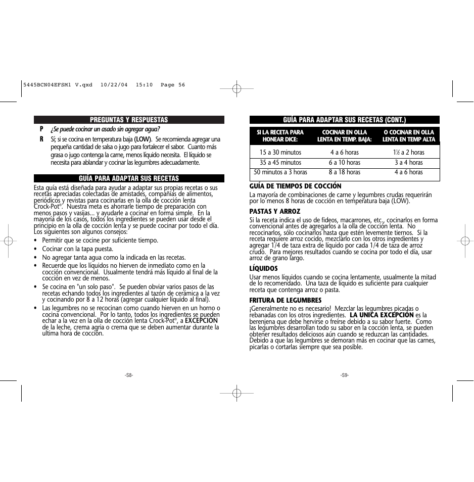 Rival 5445 BCN User Manual | Page 29 / 37