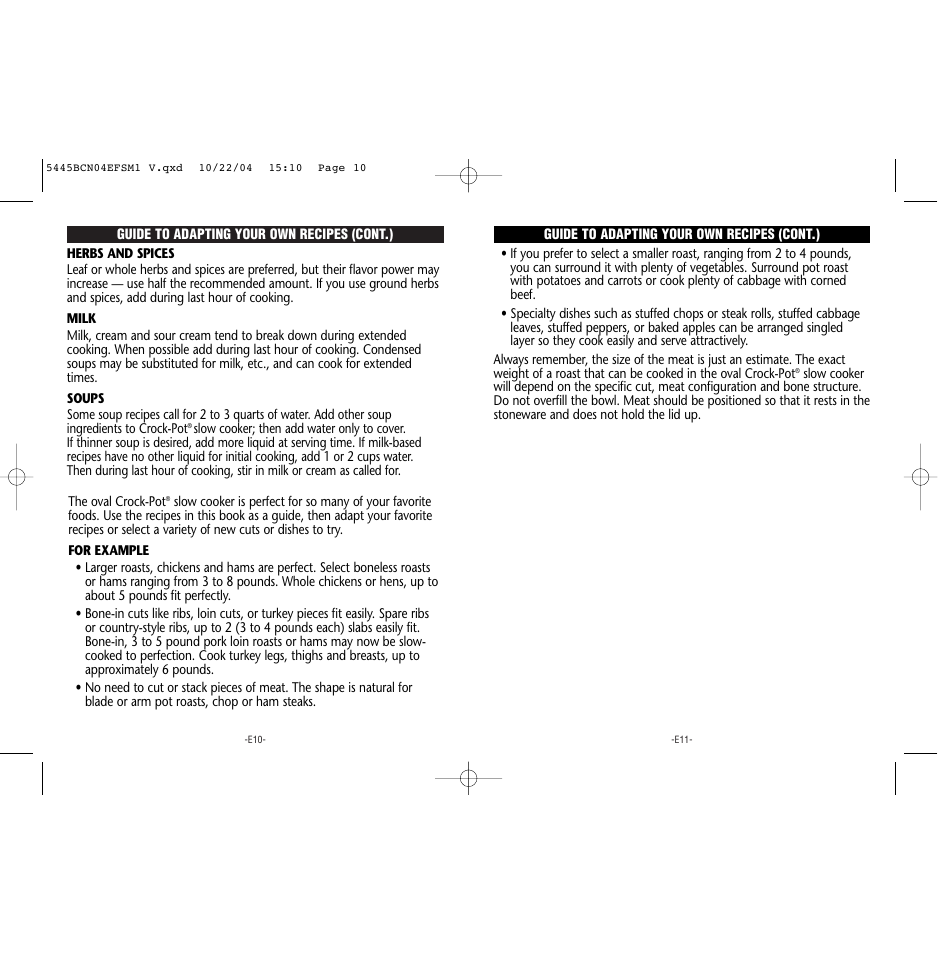 Rival 5445 BCN User Manual | Page 6 / 37
