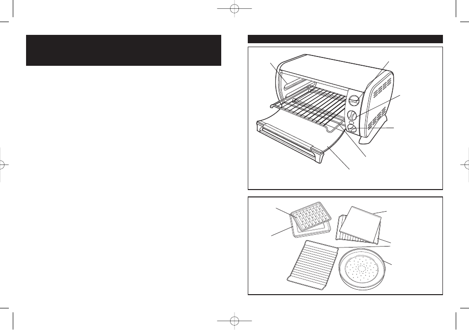 Additional important safety instructions, Know your toaster oven and broiler, Function power | Dark light | Rival TO600 User Manual | Page 3 / 11