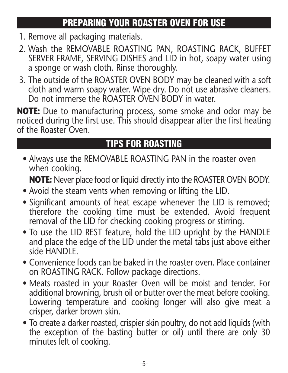 Rival R0180BR-C User Manual | Page 5 / 16