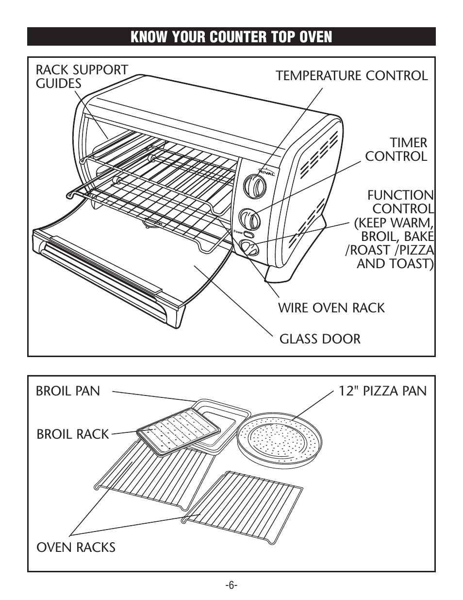 Rival CO606 User Manual | Page 6 / 28