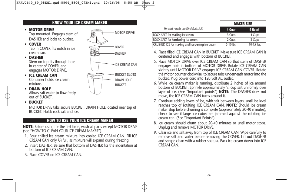 Rival FRRVCB40/60 User Manual | Page 3 / 8