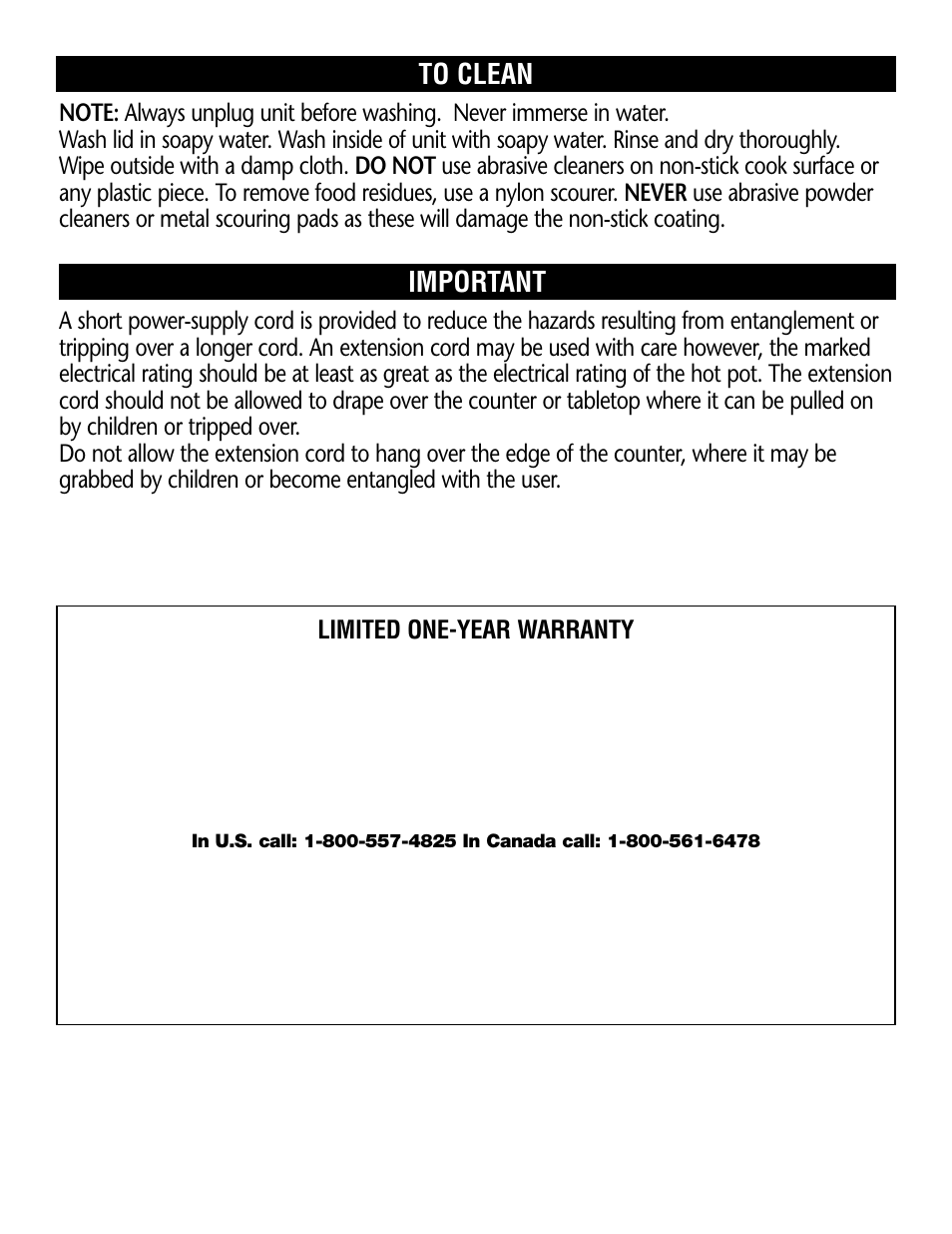 Important | Rival 4071 User Manual | Page 4 / 4