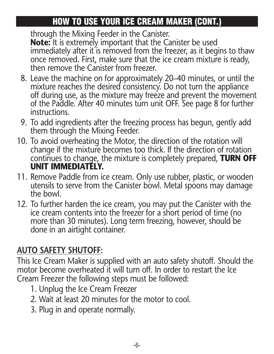 Rival GC8151 User Manual | Page 6 / 20