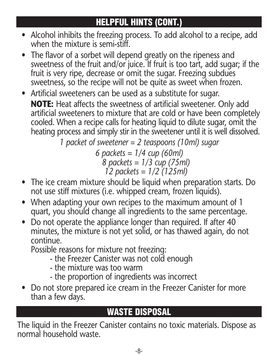 Rival GC8151 User Manual | Page 8 / 20