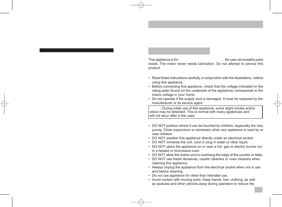 English | Rival GC8250-I User Manual | Page 2 / 20