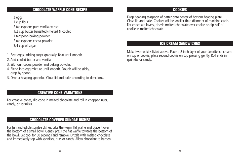 Rival WC800-WT User Manual | Page 5 / 6