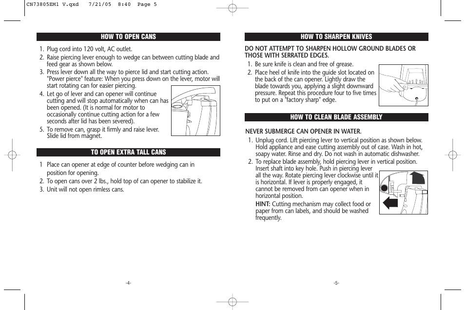 Rival CN738 User Manual | Page 3 / 4