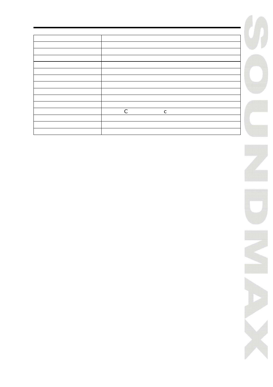 Spec ification | SoundMax SM-LCD915 User Manual | Page 11 / 22