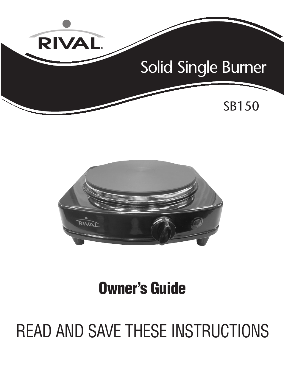 Rival SB150 User Manual | 8 pages