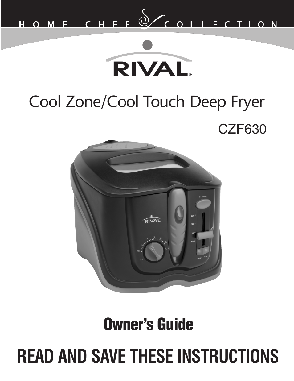 Rival COOL ZONE CZF630 User Manual | 16 pages