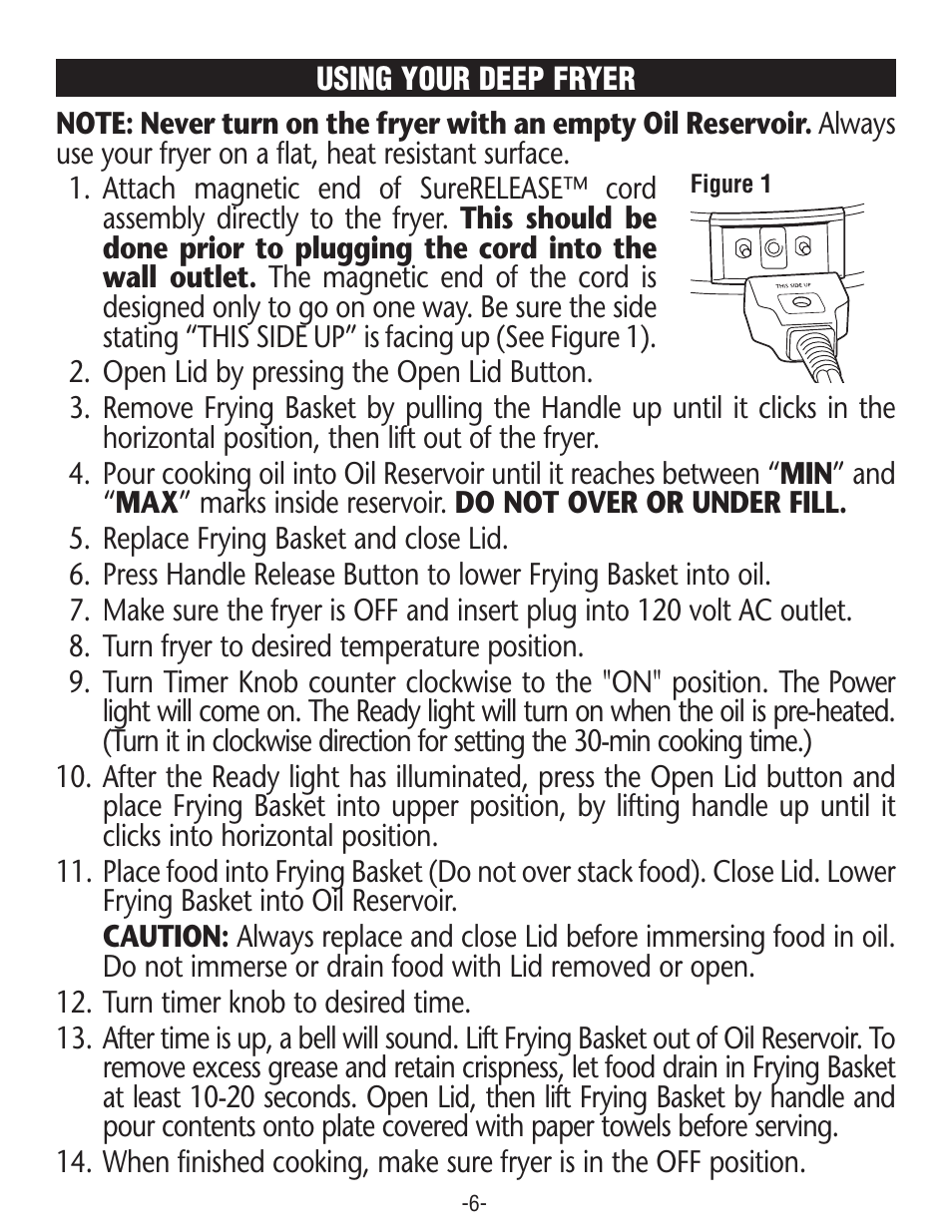 Rival SURERELEASE CF154 User Manual | Page 6 / 16