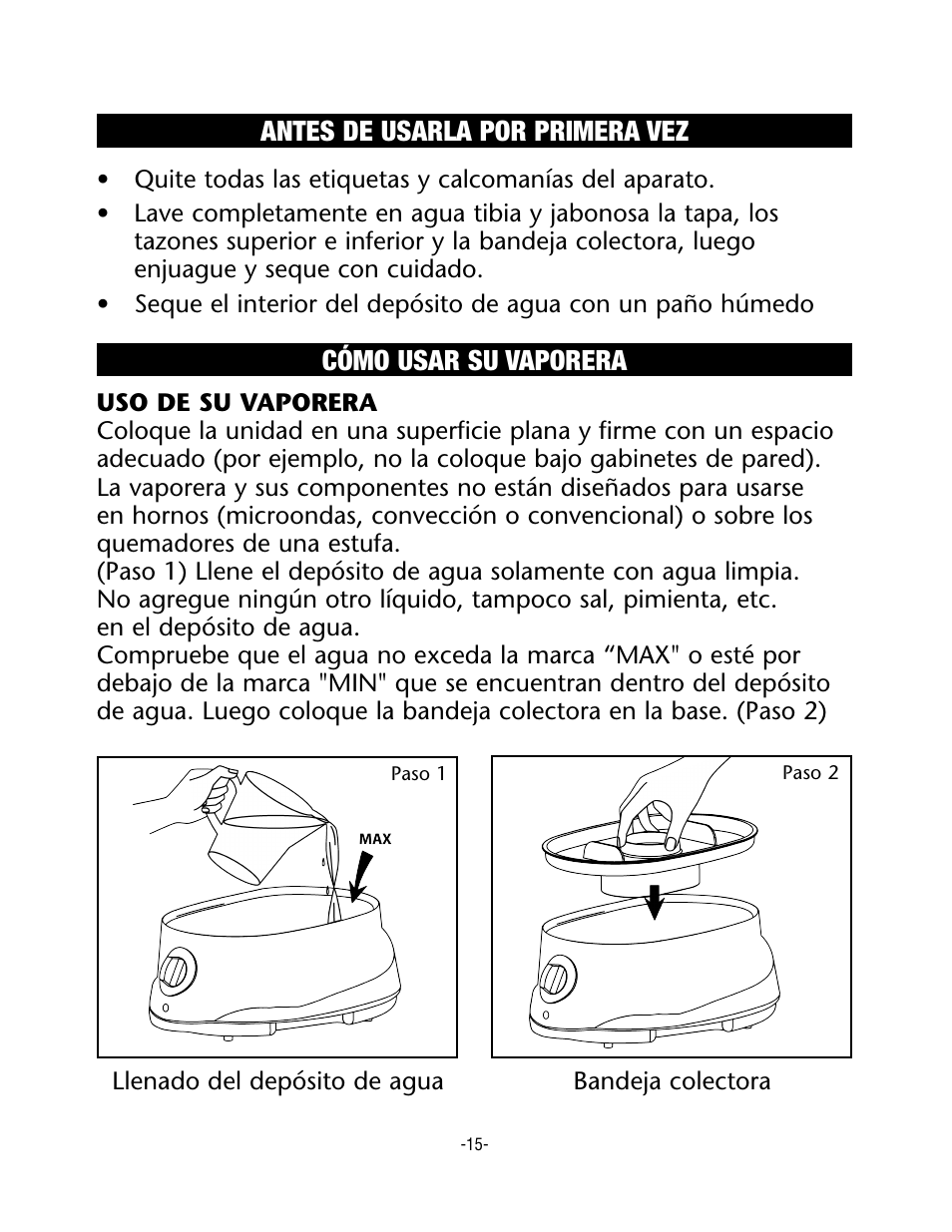 Rival CKRVSTLM20 User Manual | Page 15 / 24