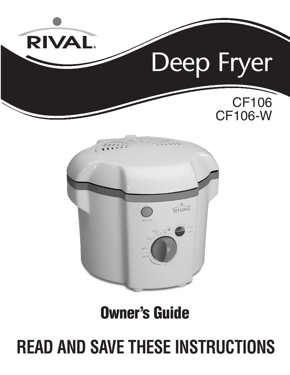 Rival CF106 User Manual | 12 pages