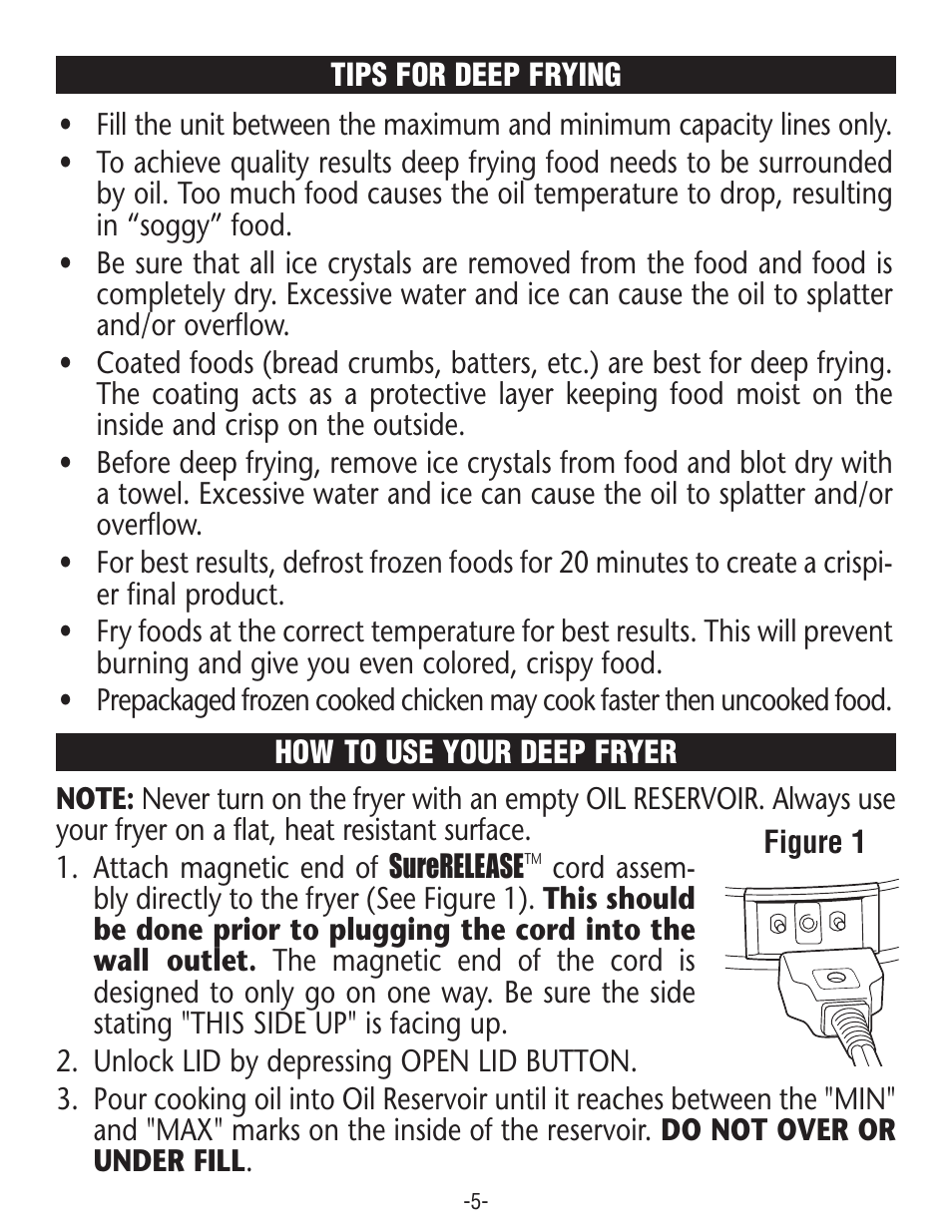 Rival CF106 User Manual | Page 5 / 12