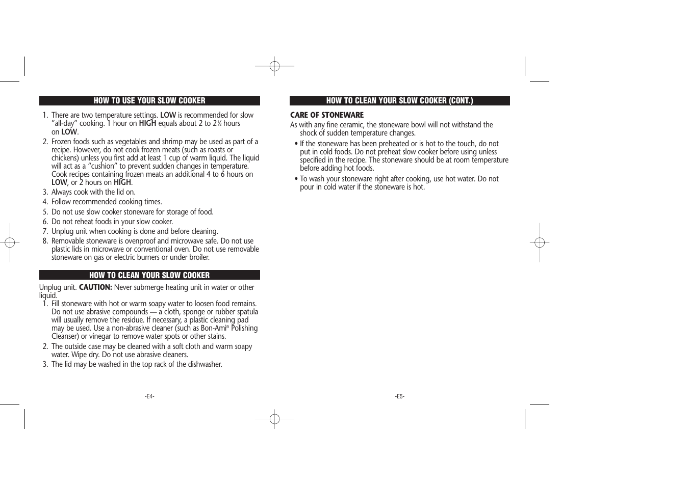 Rival Slow Cookers User Manual | Page 3 / 11