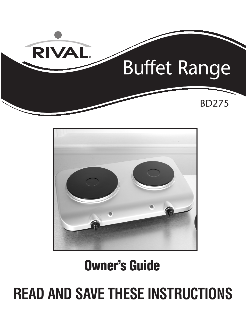 Rival BD275 User Manual | 8 pages