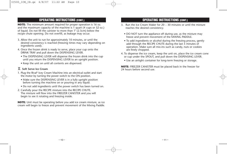 Rival IC500 User Manual | Page 6 / 12