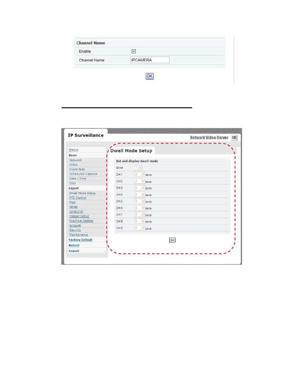 Dwell mode setup (atuo-scan mode) | RF-Link AWS-5832-VSR User Manual | Page 35 / 54