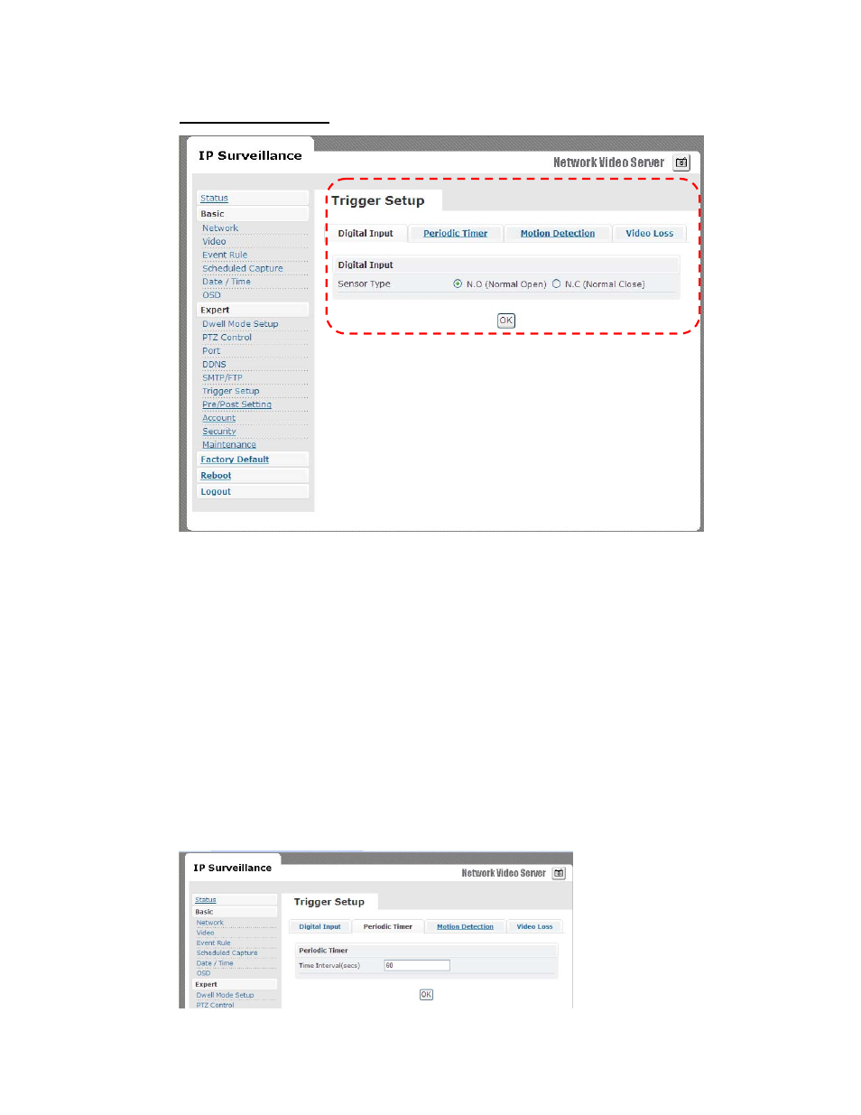 Trigger setup | RF-Link AWS-5832-VSR User Manual | Page 41 / 54