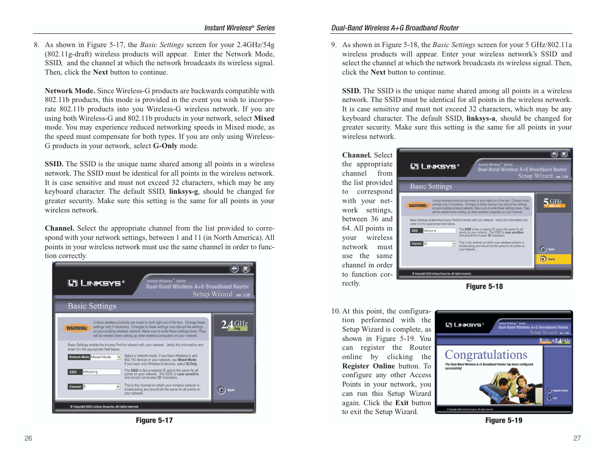 RF-Link WRT55AG User Manual | Page 17 / 62