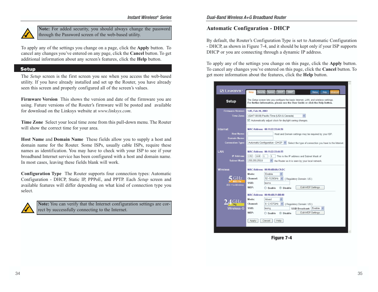 RF-Link WRT55AG User Manual | Page 21 / 62