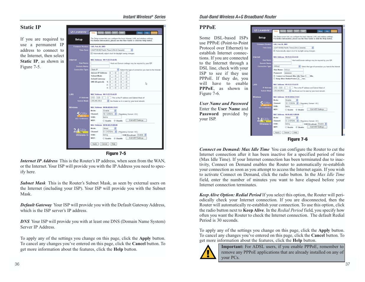 RF-Link WRT55AG User Manual | Page 22 / 62