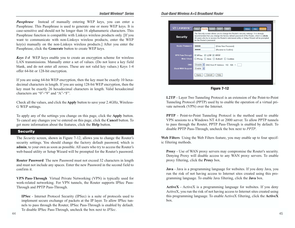 RF-Link WRT55AG User Manual | Page 26 / 62