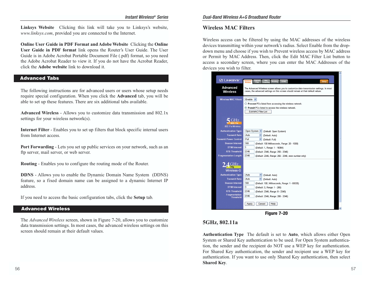 RF-Link WRT55AG User Manual | Page 32 / 62