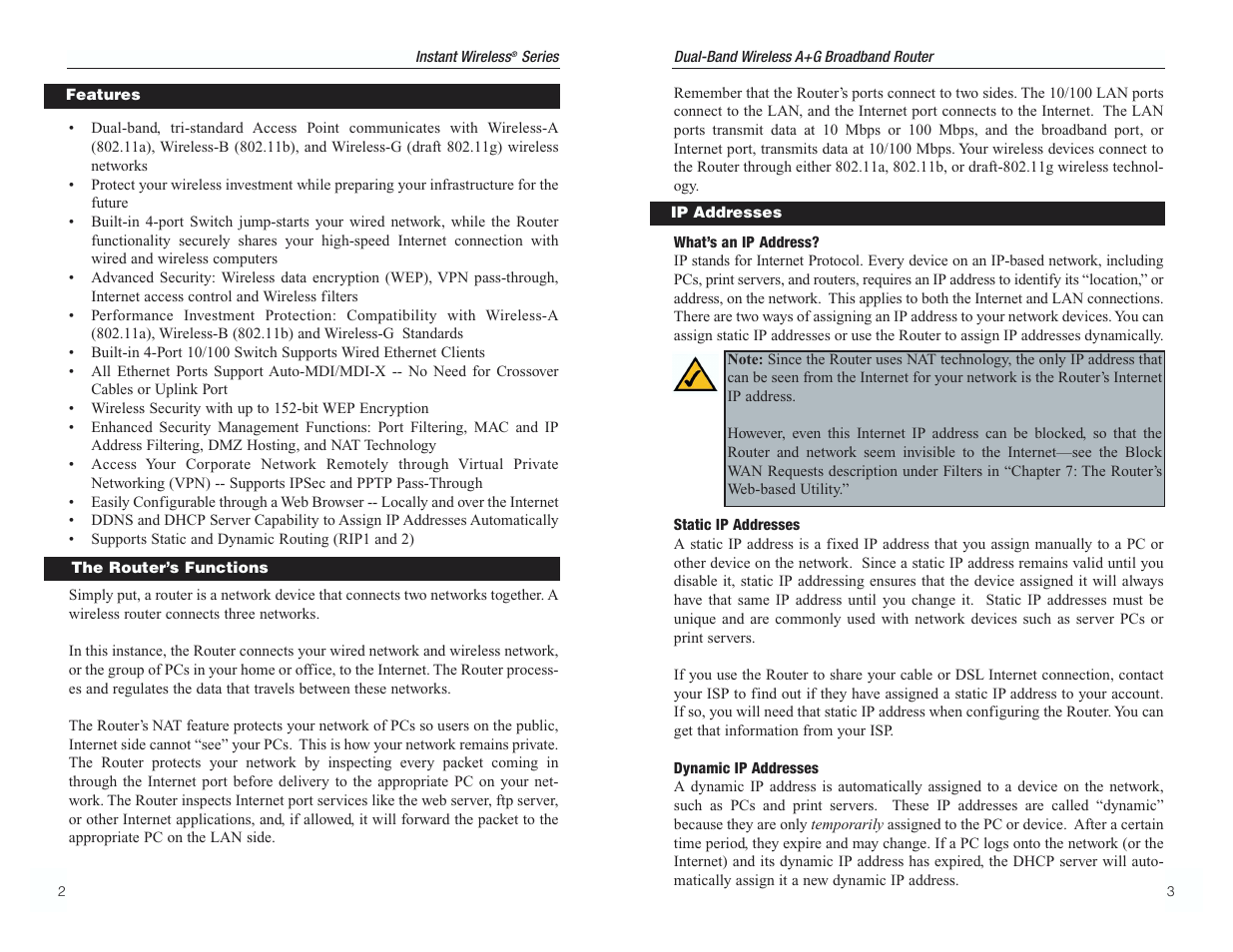 RF-Link WRT55AG User Manual | Page 5 / 62