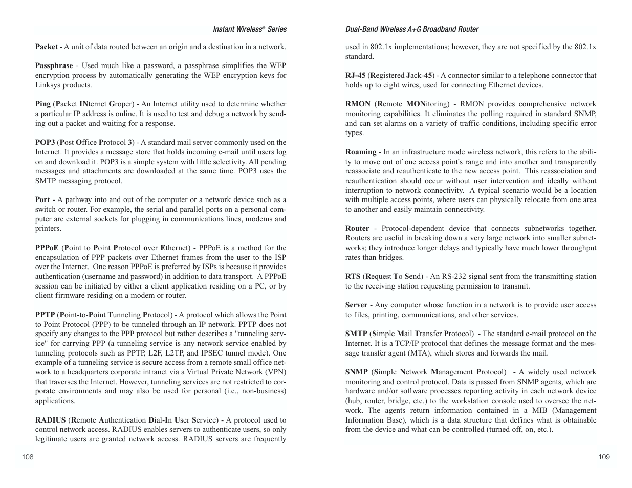 RF-Link WRT55AG User Manual | Page 58 / 62