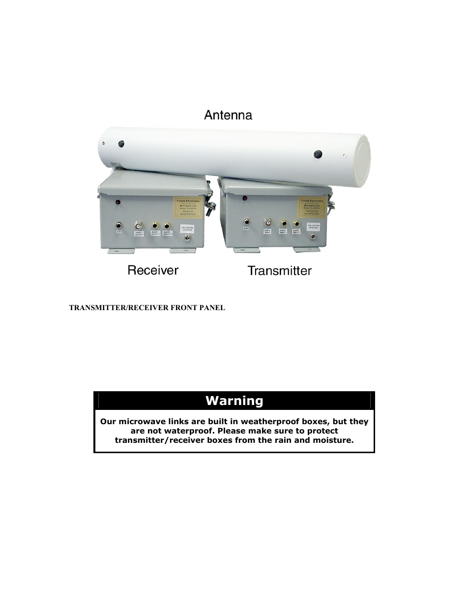 Warning | RF-Link XL-2000/H User Manual | Page 5 / 5