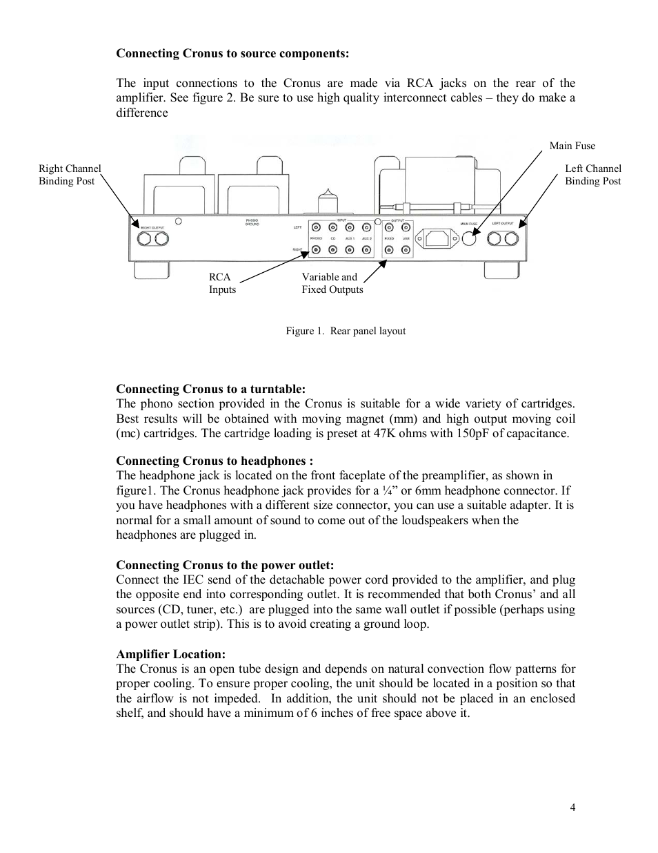 Rogue Audio Cronus User Manual | Page 4 / 9