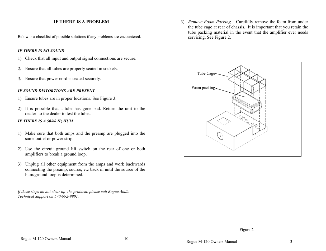 Rogue Audio M-120 User Manual | Page 12 / 16