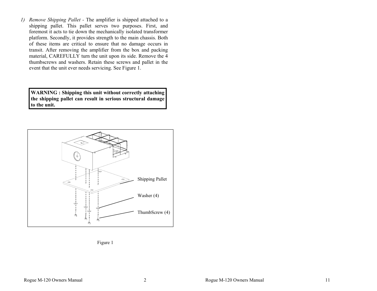 Rogue Audio M-120 User Manual | Page 13 / 16