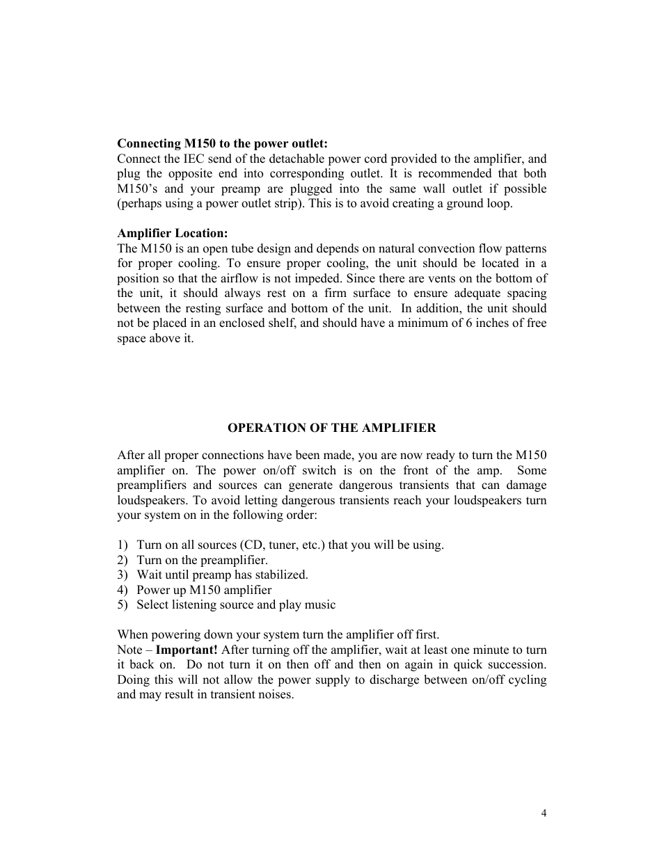 Rogue Audio M-150 User Manual | Page 5 / 10