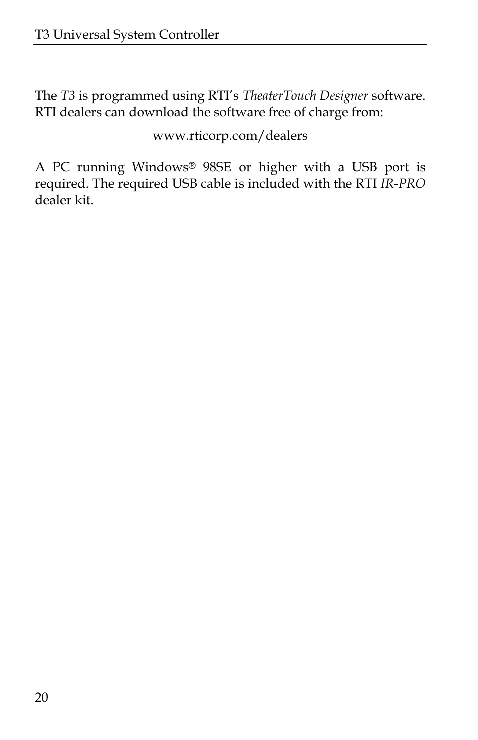 Remote Technologies IR-PRO T3 User Manual | Page 27 / 34