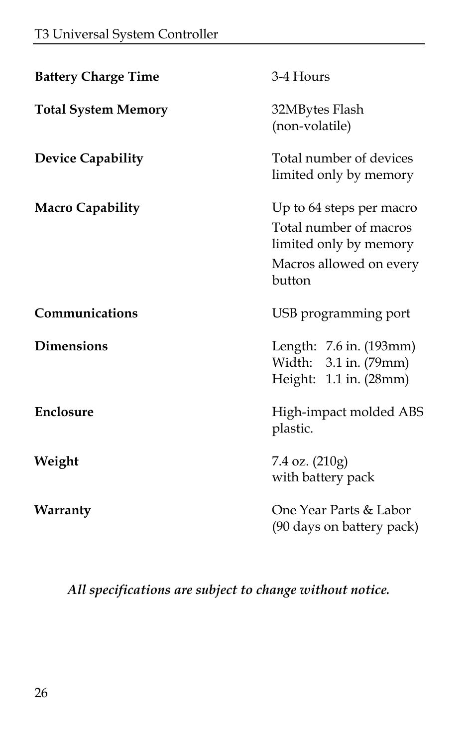Remote Technologies IR-PRO T3 User Manual | Page 33 / 34