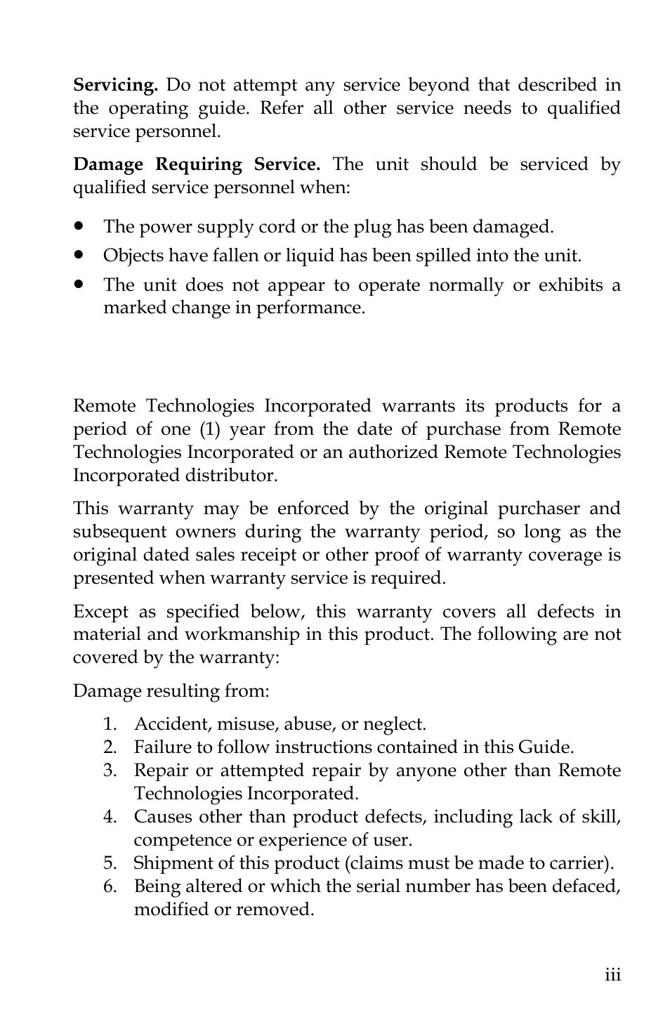 Remote Technologies IR-PRO T3 User Manual | Page 4 / 34